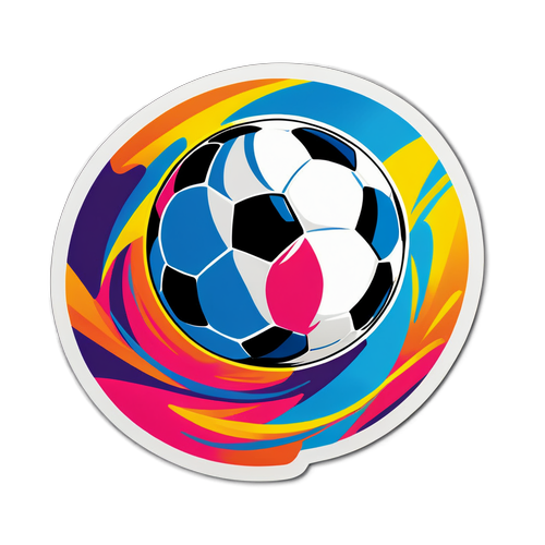 Sticker del Club Junior: Pasión por el Fútbol