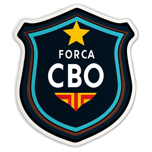 Não Perca! O Escudo do CRB em uma Arte Divertida que vai Tocar seu Coração - 'Força Galo!' em Grande Estilo!