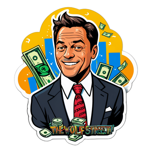 De Wolf van Wall Street Sticker