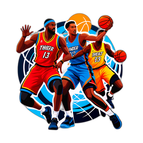 Eksena ng Mataas na Enerhiya sa Basketball