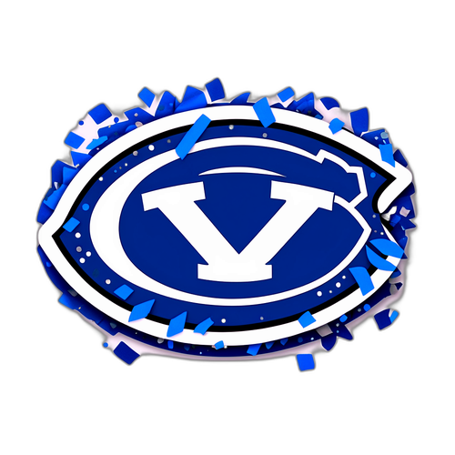 BYU Cougars Football Celebration Sticker