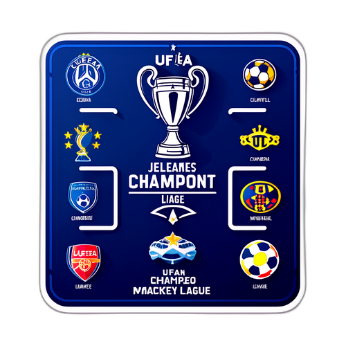 Sticker ya Ligi ya Mabingwa wa UEFA