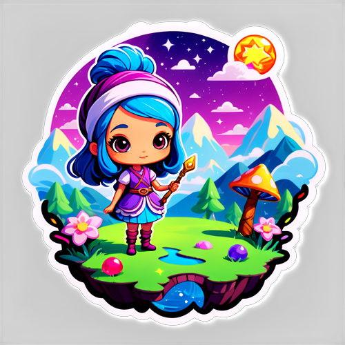 Masiglang Sticker ng Infinity Nikki