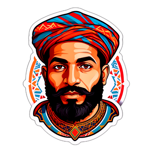 Illustration élégante de Yassine Bono avec des éléments de la culture marocaine