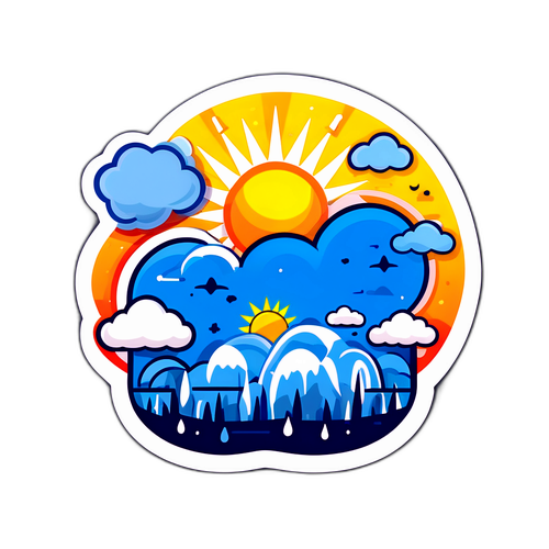 Sticker Tema Cuaca untuk MetMalaysia