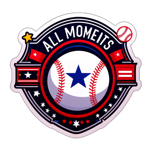 Stiker Logo Plate Rumah MLB 'All-Star Moments'