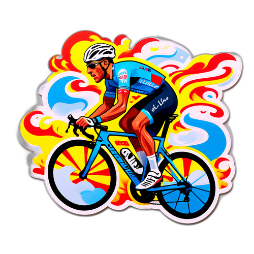 Actie sticker van Arnaud De Lie