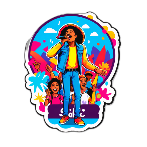 מדבקת הופעה חיה עם גל דה פז