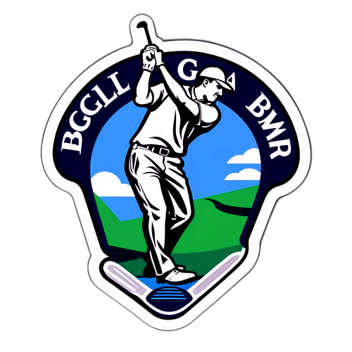 Sticker för PGA BMW leaderboard