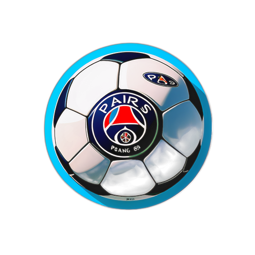 Artă cu minge de fotbal PSG