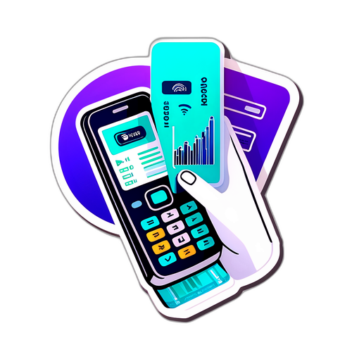 Autocollant de paiement électronique