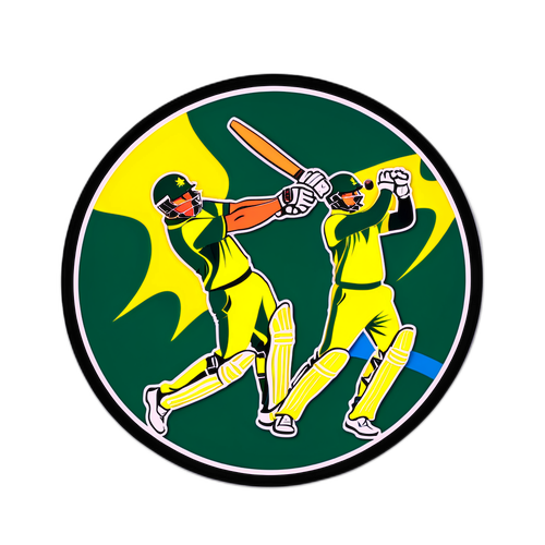 ऑस्ट्रेलिया बनाम इंग्लैंड क्रिकेट दृश्य