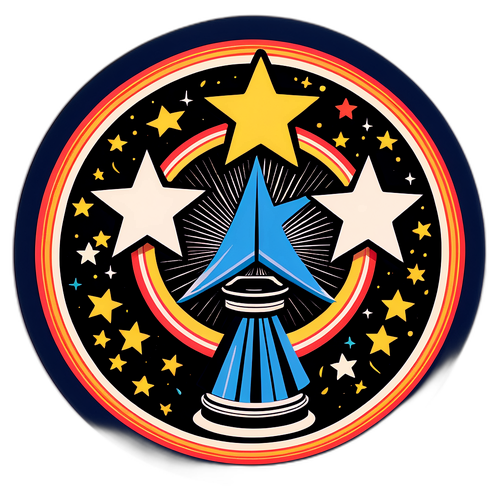 Star Academy Vintage Sticker