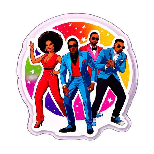 Adesivo Vibrante dos BET Awards