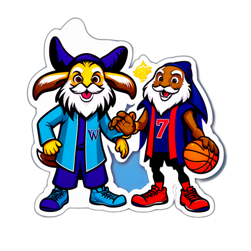 Masiglang Sticker para sa Laban ng Wizards at Hornets