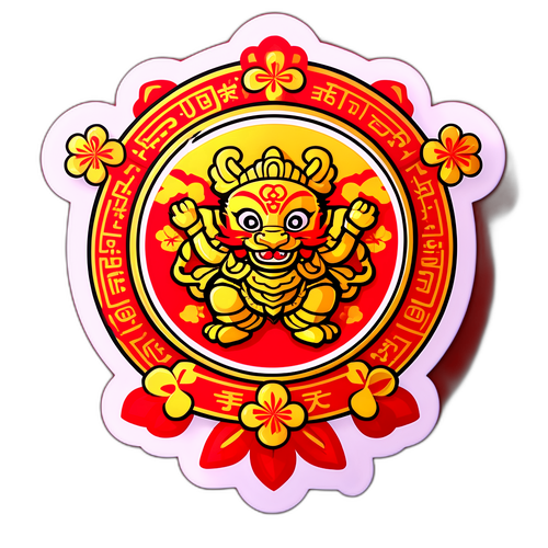 2026年吉祥開業日祝賀貼紙