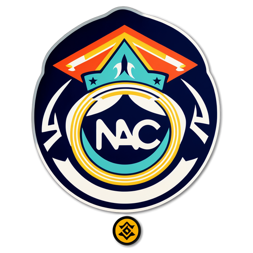 Retro NAC Trots: Een Sticker voor de Ware Supporter