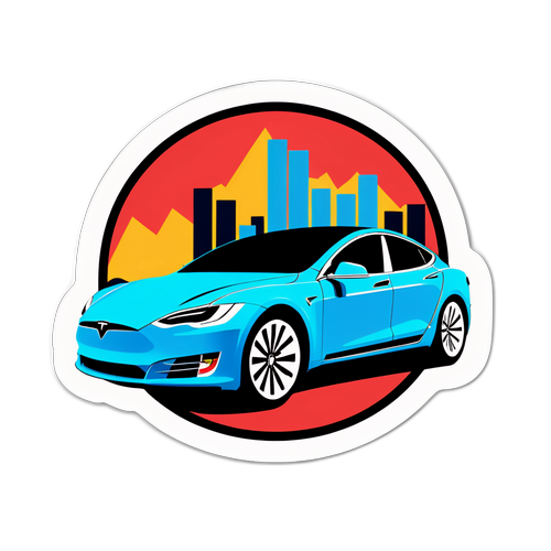Tesla Bilsticker