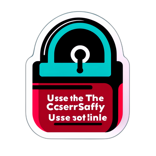 사이버 보안 팁 스티커