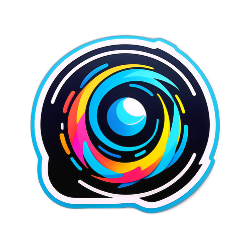 Stijlvolle logo-sticker voor GS