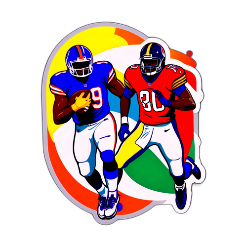 Autocollant inspiré de la NFL