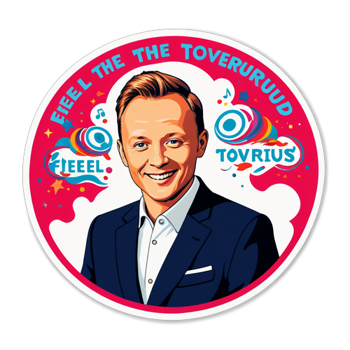 Personalisert klistremerke for Einar Toverud