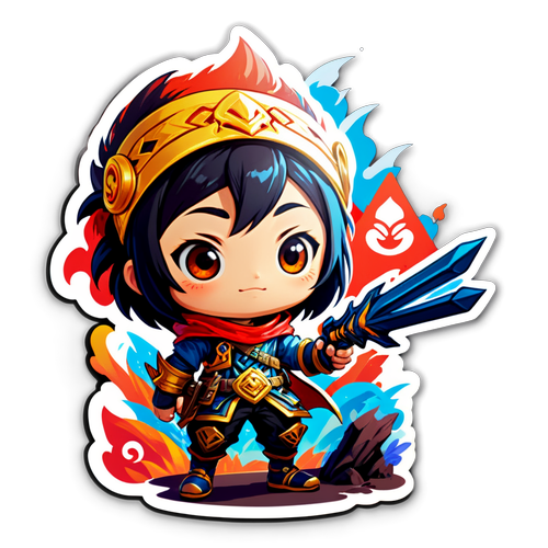 สติ๊กเกอร์ตัวละครจากเกม Garena ผจญภัยในรูปแบบต่างๆ