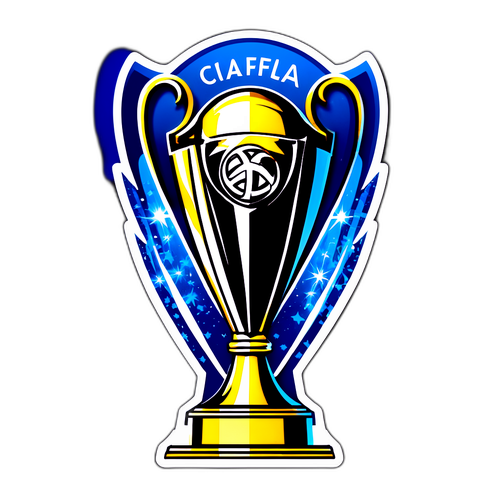 यूईएफए चैंपियंस लीग ट्रॉफी का इंटरएक्टिव स्टिकर