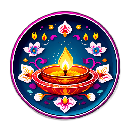 शांत और सुरुचिपूर्ण 'आरती' थाली डिज़ाइन