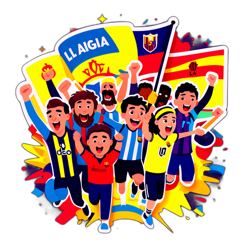 Các cổ động viên La Liga cổ vũ nhiệt tình
