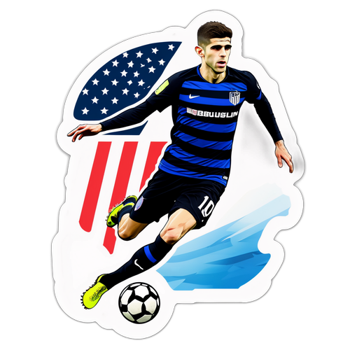 Stiker Christian Pulisic dalam Aksi