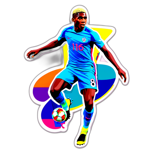विक्टर ओसिम्हेन का गतिशील स्टिकर