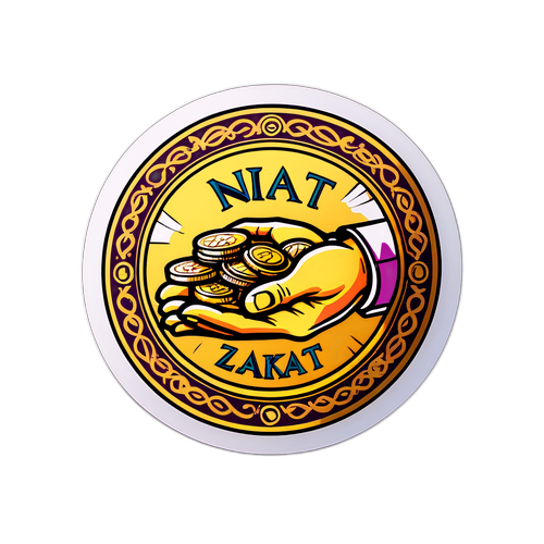 Stiker Niat Zakat