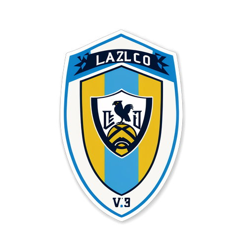 Sticker estilizado de Lazio vs Inter