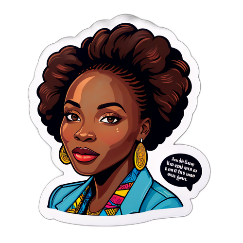 Sticker inspirant d'Aïssa Maïga