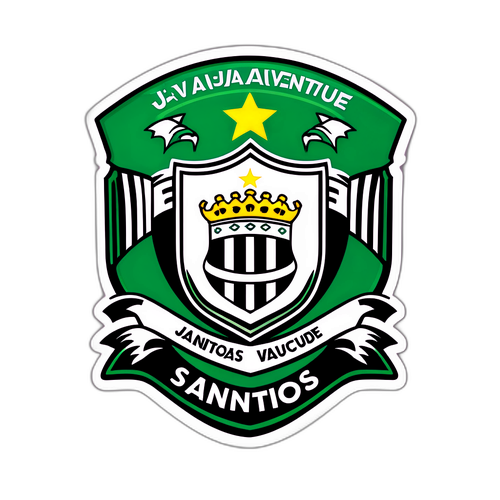 Stickers représentant le match Santos vs. Juventude