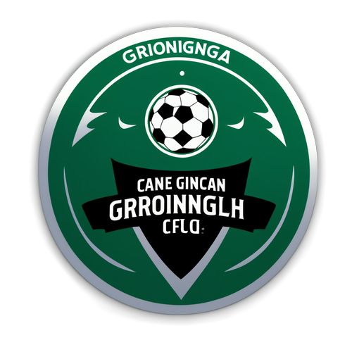 FC Groningen Sticker met Inspirerende Sportquote