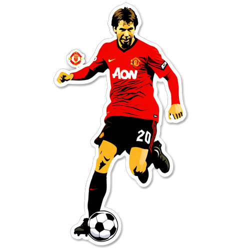 Fodboldens Legende: Ruud van Nistelrooy i Manchester United Trøjen - En Hjertevarmende Hyldest!