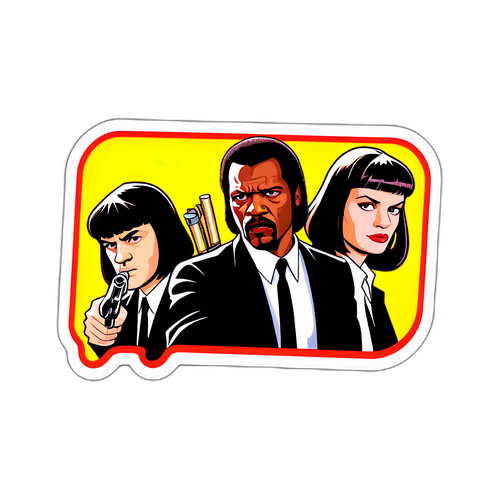 Pulp Fiction Sticker