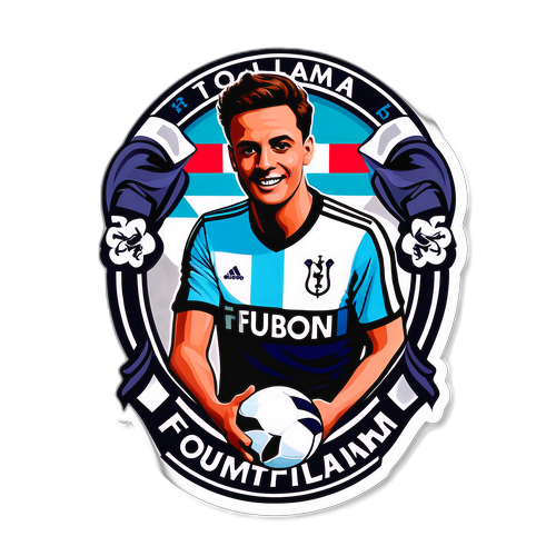 Дизайн постера для Tottenham - Fulham у стилі поп-арт