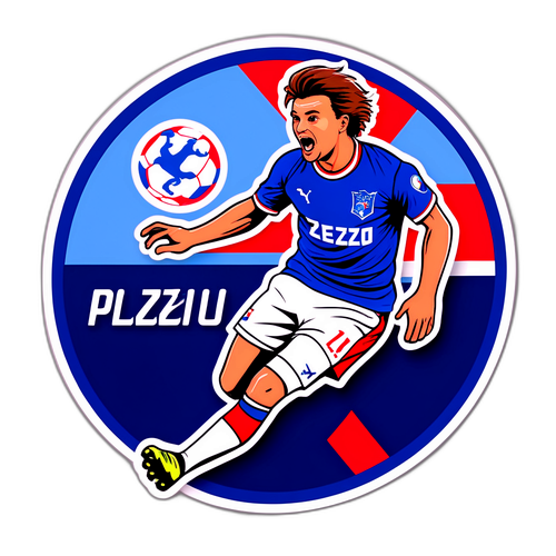 Etichetă animată cu un meci clasic între Rangers și Viktoria Plzeň