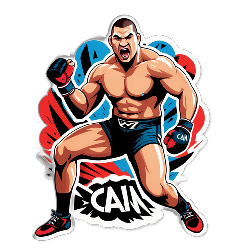 Conception d'une vignette de combat de Cain Velasquez