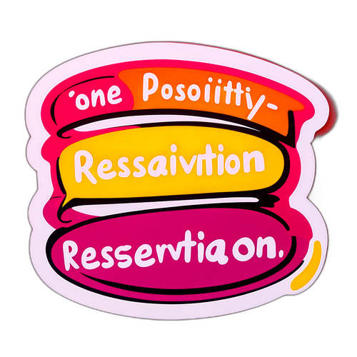 긍정과 변화에 대한 메시지를 담은 스티커