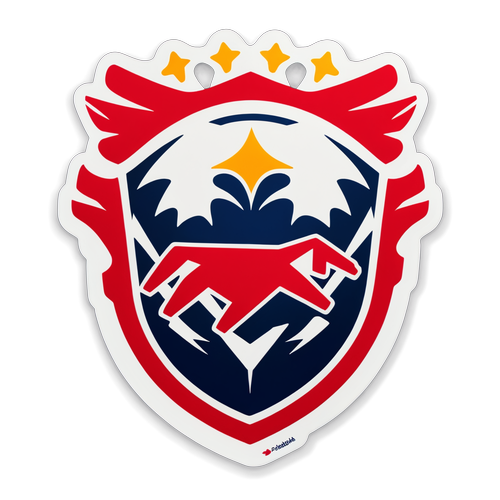 Stiker Minimalis RB Leipzig: Logo Dinamis Bergaya Merah Putih untuk Para Penggemar Sepak Bola!