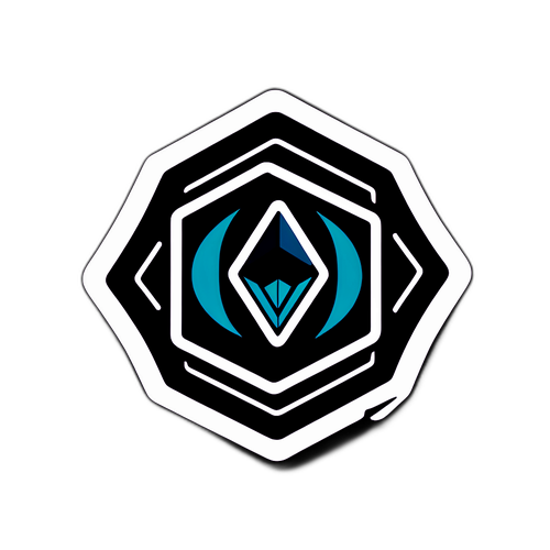 Графічне зображення логотипу BlackRock з сучасними геометричними формами