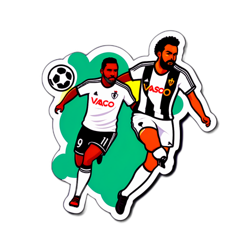 Ilustração de jogo entre Mirassol e Vasco da Gama
