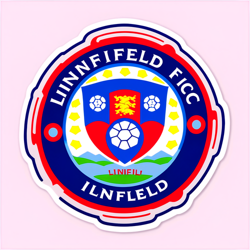 Kwa Wapenzi wa Soka: Alama ya Linfield FC Iliyotwaga Katika Uwanja wa Soka!