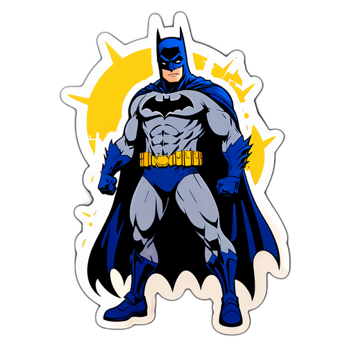 Autocollant dynamique inspiré par "The Batman 2"