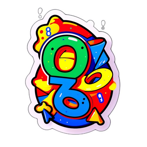 Arte divertida representando o sorteio Quina 6801