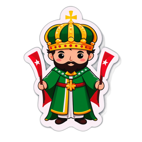 Karácsony Károly Napja Díszítő Matrica